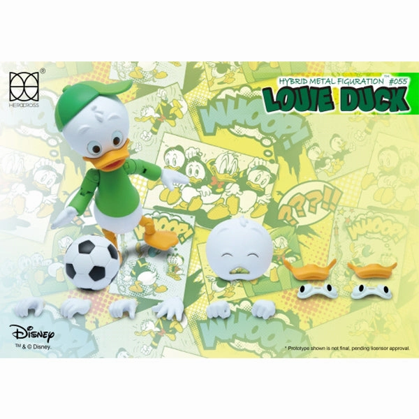 Herocross HMF#055 Disney Donald Louie Duck Action Figure Gamer Setup