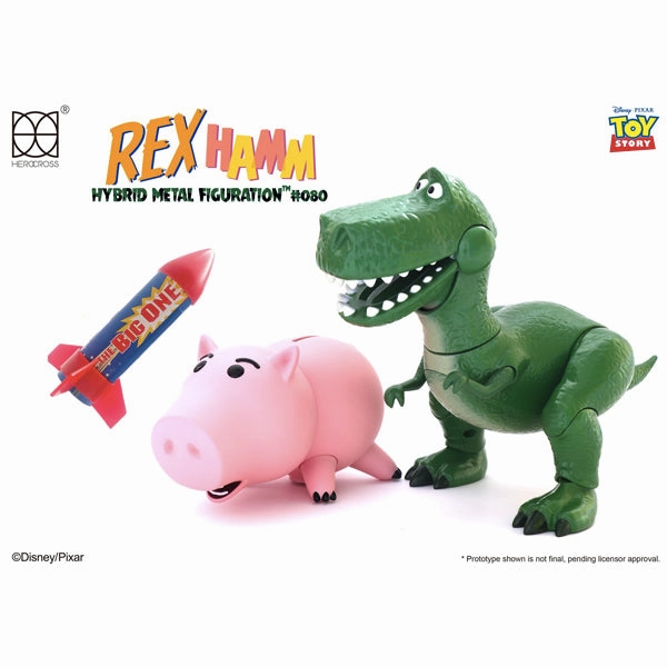 Premium Decor Herocross HMF#080 Disney Toy Story Rex Action Figure
