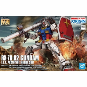 Fine Detail HG 1/144 RX-78-02 Gundam (GUNDAM THE ORIGIN version) ?C?? ???_ ??