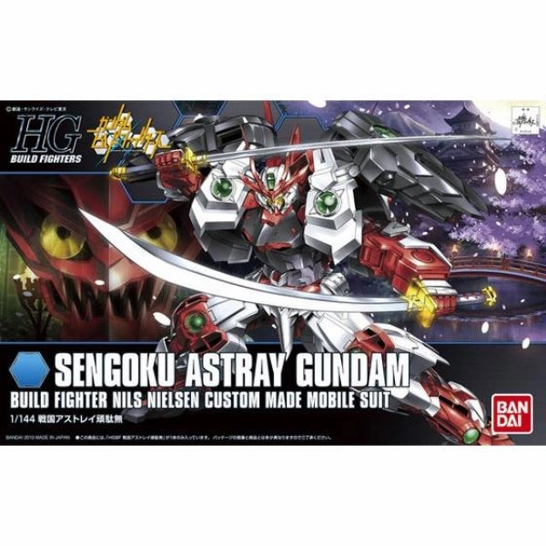 HGBF 1/144 Sengoku Astray Gundam ?C?? ???_ ????????B?j?o Miniature Showcase Personalized Exhibit