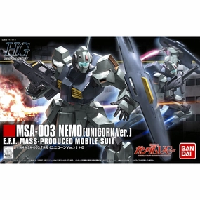 HGUC 1/144 MSA-003 Nemo (Unicorn Ver.) ?C?? ???_ ?? Local Favorite Alien Creature