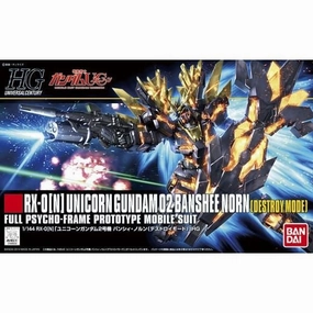 HGUC 1/144 Unicorn Gundam 2nd Unit Banshee Norn (Destroy Mode) ?C?? ???F???_ 2?C ????? ?Z?? (????) Astronaut Figure Narrative Display