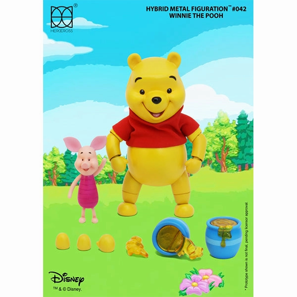 Anime Display Herocross HMF#042 Disney Winnie the Pooh Action Figure