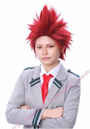Victorian Style "My Hero Academia" Eijiro Kirishima style cosplay wig
