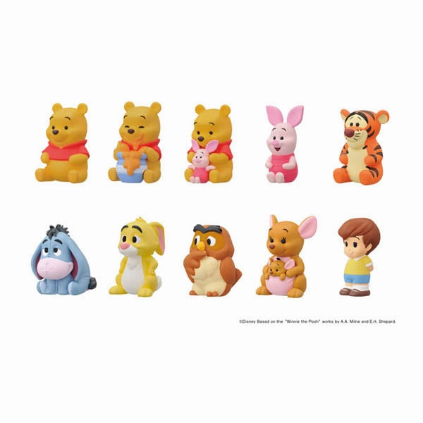 Fairy tale Winnie The Pooh Soft Vinyl Puppet Mascot (Set of 10)