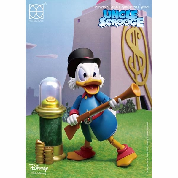 Anime Decor Classroom Decor Herocross HMF#060 Disney Scrooge McDuck Action Figure