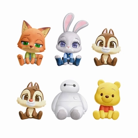 MOFUKYUN OSUWARI DOLL DISNEY CHARACTERS (Box of 10) ???? Miniature Merchandise Art Object