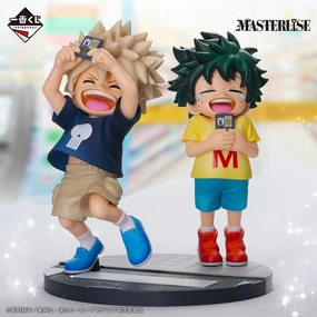 Chibi Figure Display Cabinet My Hero Academia - Linked Years - Izuku & Katsuki MASTERLISE [Ichiban-Kuji Prize D] (Re-released)