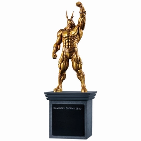 My Hero Academia Conflicting Feelings All Might Statue MASTERELIVE COLLECTION [Ichiban-Kuji Prize F] Gift Bundle