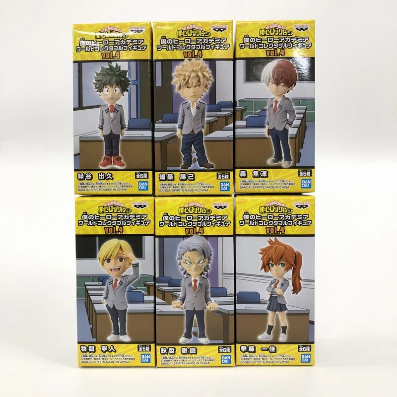Character Statue My Hero Academia World Collectable Figure Vol.4 Set of 6