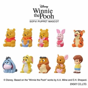 Winnie The Pooh Soft Vinyl Puppet Mascot (Set of 10) (Aug 2021 resale ver.) Premium Statue Evergreen Product
