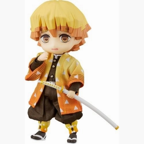 Nendoroid Doll Demon Slayer: Kimetsu no Yaiba Zenitsu Agatsuma Pewter Figure Anime Decor