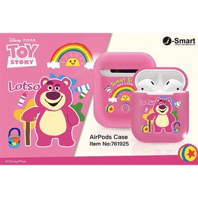 Disney - Lotso Aipods Protective Hard Case Designer Decor Metal Craft