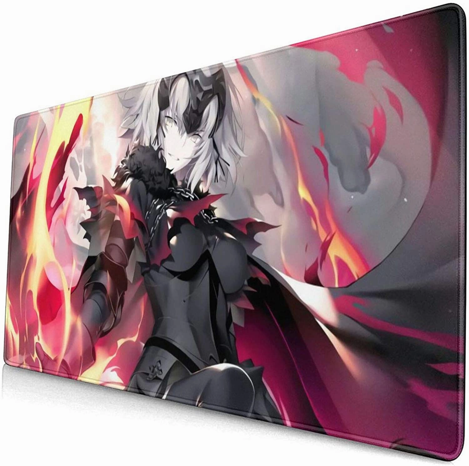 Contemporary Home Art Collection Large Mouse Pad Fate Jeanne d'Arc Alternate Anime Rubber Pad Gaming Mouse Pad Large Wireless Mouse Pad for Computer Peripherals