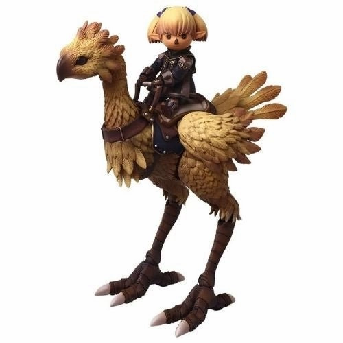 Final Fantasy XI BRING ARTS Shantotto & Chocobo Action Figures Contemporary Home Studio Ghibli