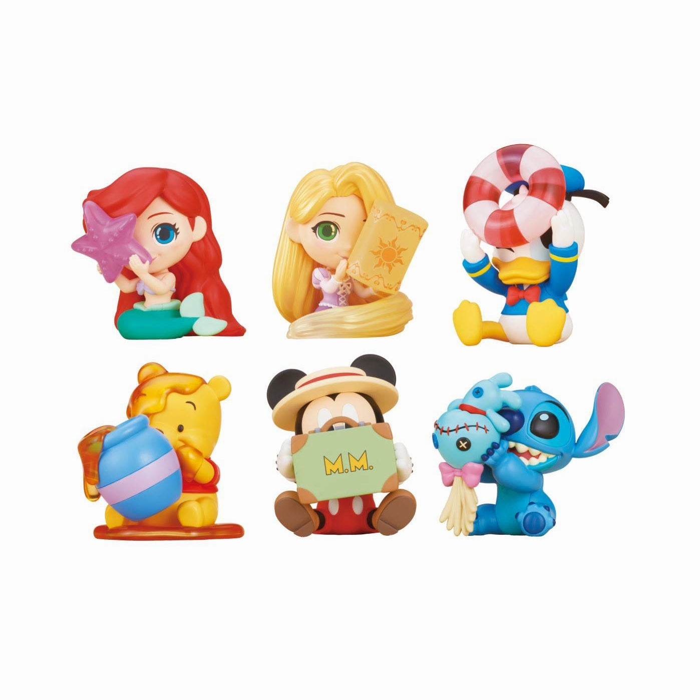 Future Antique Action Article PERIHAPI! Hide & Seek Kakurenbo Disney Characters (Set of 6) ???? ???? ?S?? ???? ???? ??????