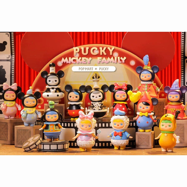 Pop Mart - Pucky Mickey Family Series Mini Figure PVC Decor