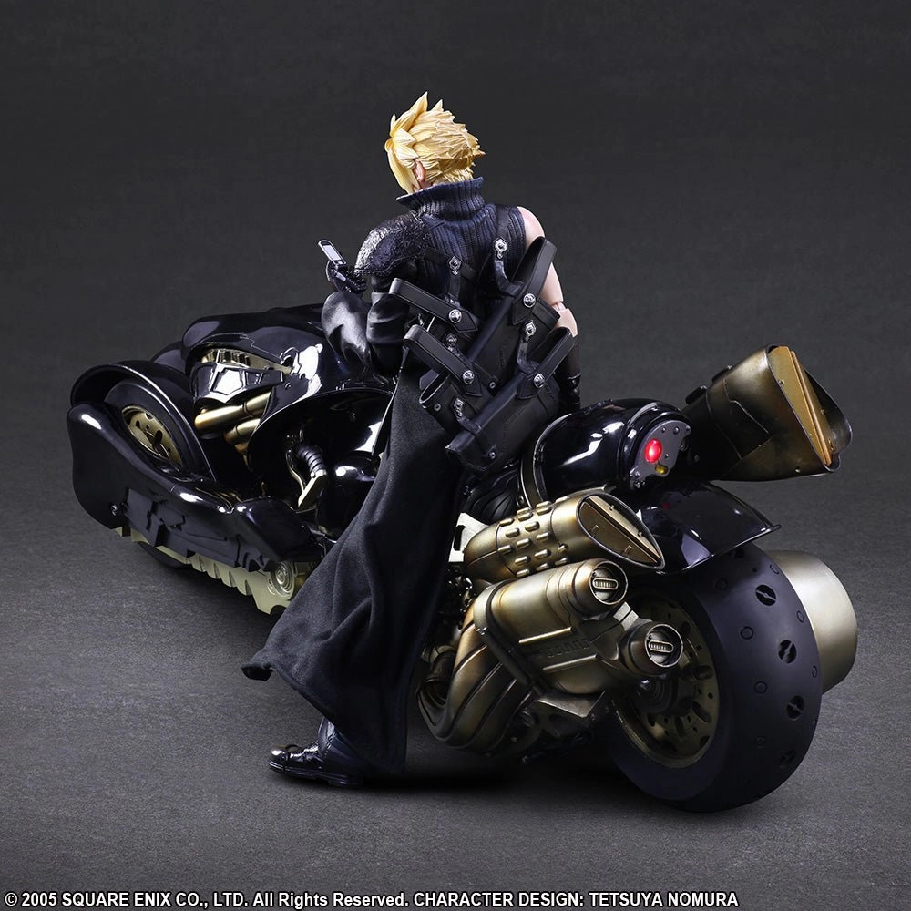 highly recommended FINAL FANTASY VII ADVENT CHILDREN PLAY ARTS Kai Cloud Strife & Fenrir