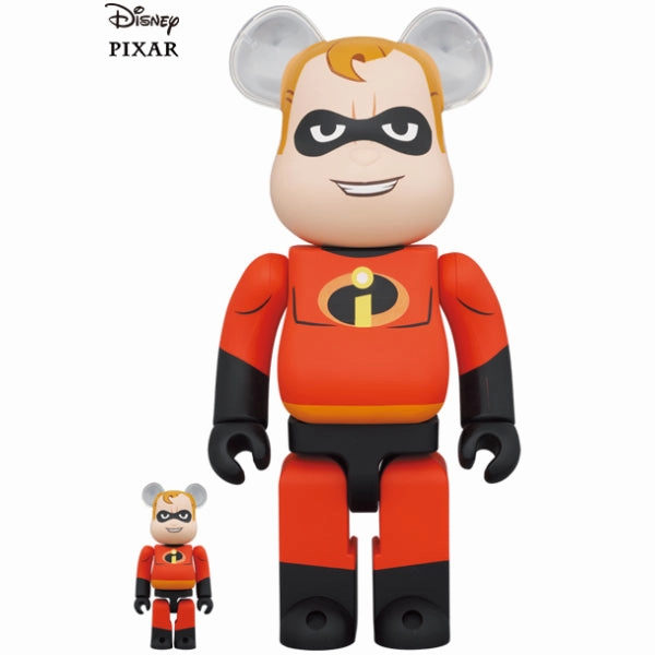 BE@RBRICK Mr.INCREDIBLE (100% & 400% / 1000%) Chibi Merchandise