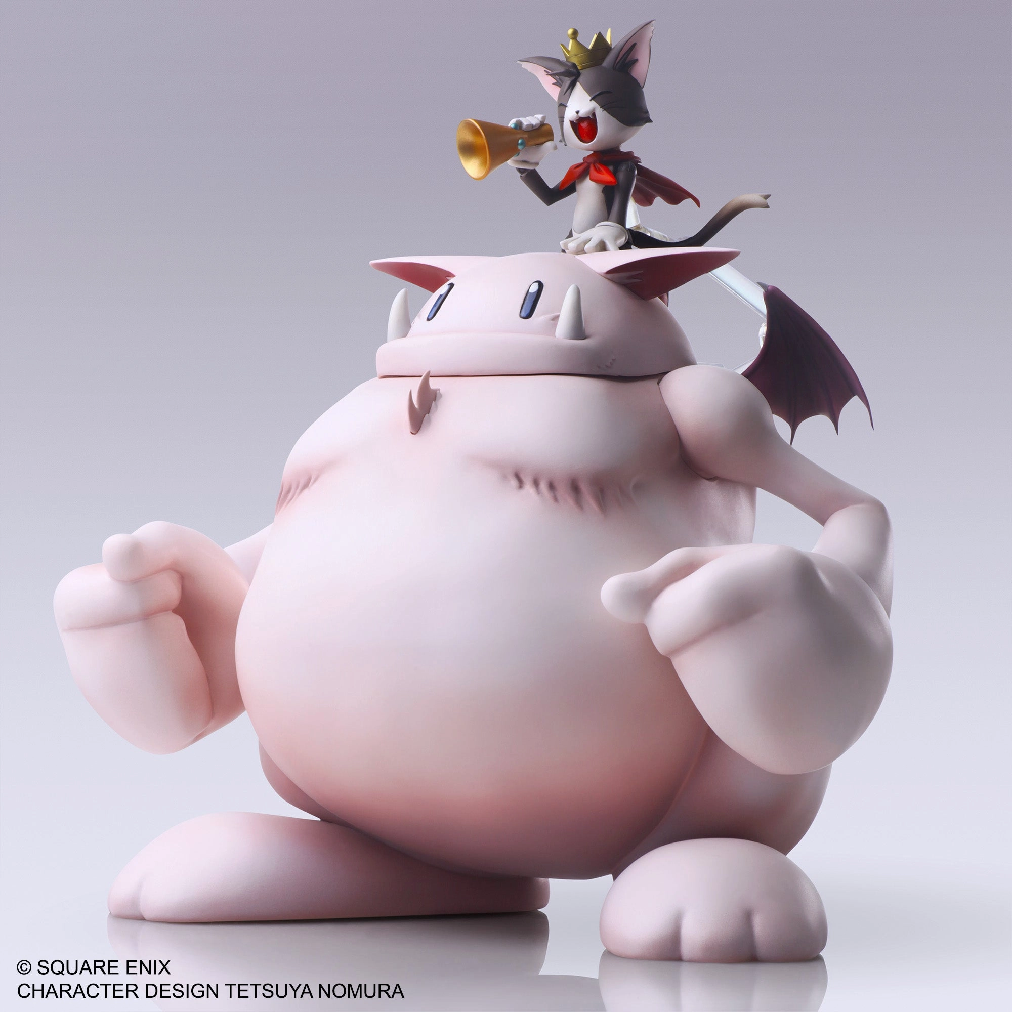 Final Fantasy VII Bring Arts Cait Sithi & Fat Moogle Vinyl Merchandise