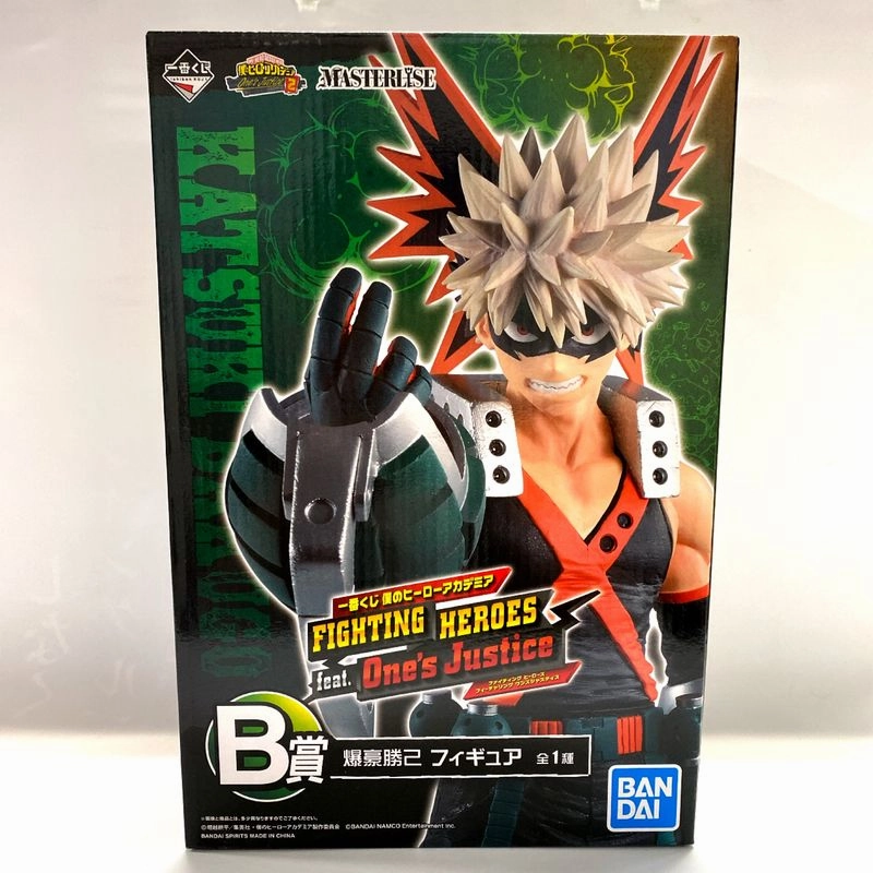 Superhero Statue Ichiban Kuji My Hero Academia FIGHTING HEROES FEAT. ONE'S JUSTICE B Award Bakugo Bakugo Figure