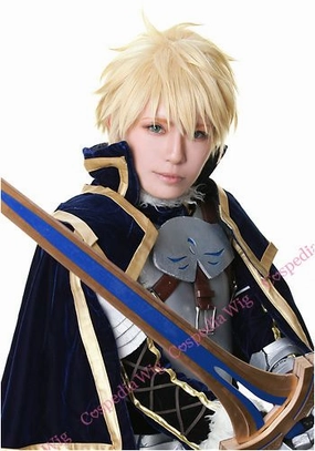 "Fate/Grand Order" Arthur Pendragon style cosplay wig Gallery Art Epoxy Resin