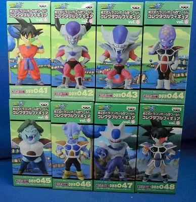 Dragon Ball Kai World Collectable Figure Vol.6 All 8 types set 46571 Collection Item Display Model
