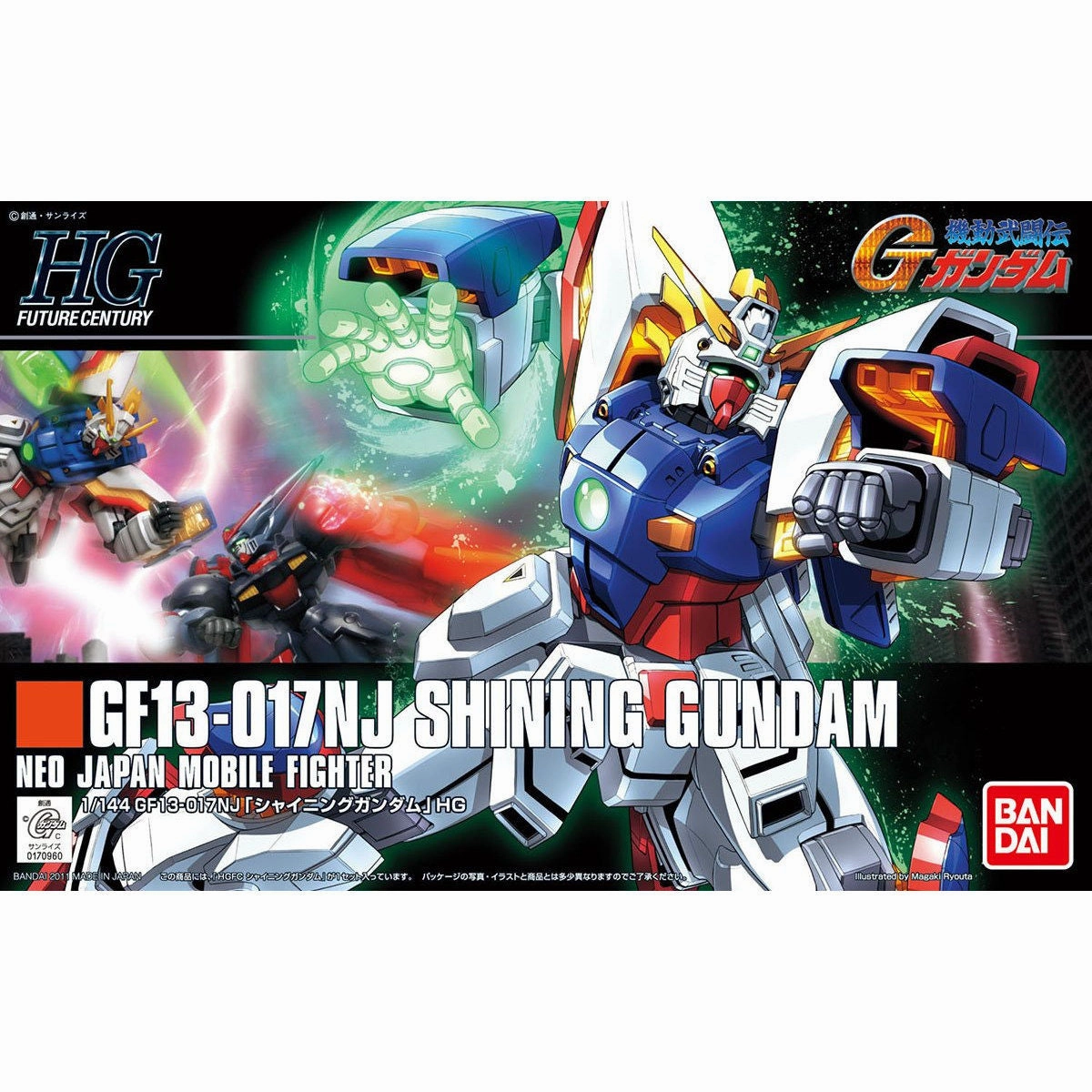 HGFC 1/144 GF13-017NJ Shining Gundam ???_ ?W????_ Gaming Statue