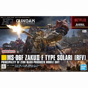 HG 1/144 ZAKU?? F TYPE SOLARI (RFV) Requiem for Vengeance ?C?? ??????? Small Sculpture