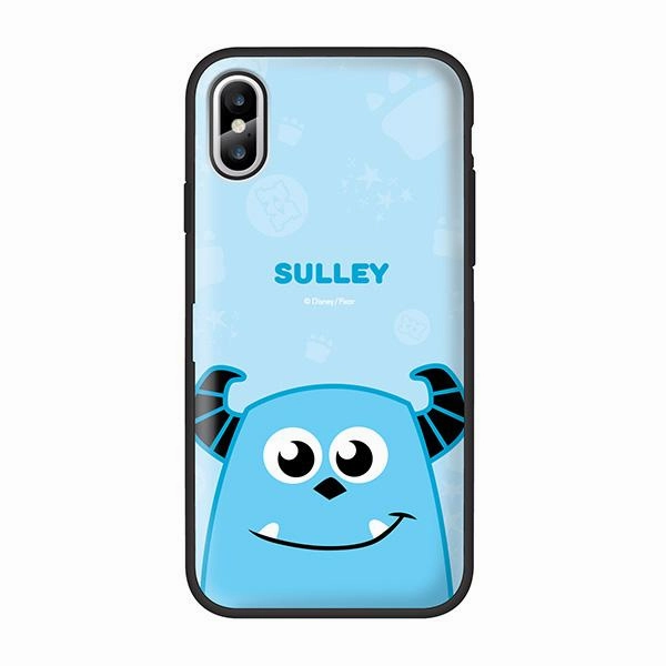 Superhero Statue Disney Monsters University Sulley Smile Bumper Mirror Card iPhone Case