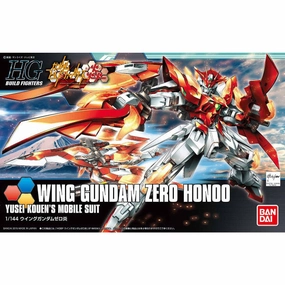 HGBF 1/144 Wing Gundam Zero Flame ?C?? ???_ ?w?????_???? Designer Figure Sci-Fi Model