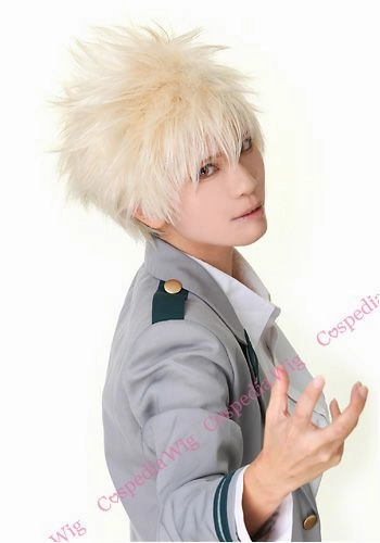 "My Hero Academia" Katsuki Bakugo style cosplay wig Recognition Gift Best Seller