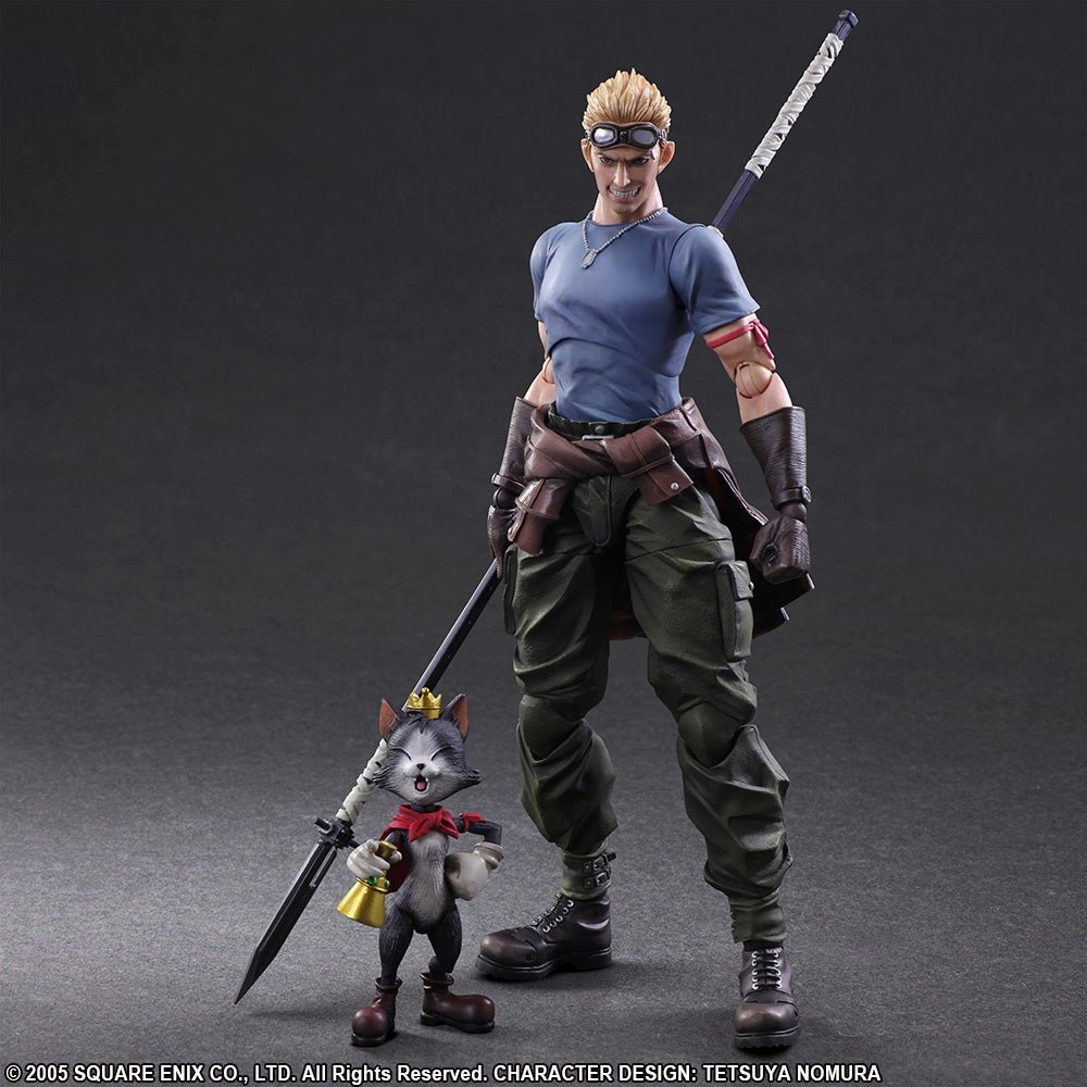 Play Arts Kai - FINAL FANTASY VII ADVENT CHILDREN: Cid Highwing & Cait Sith Rare Find
