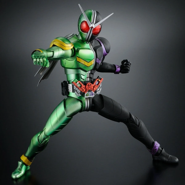 MG Figure-rise Artisan Kamen Rider W Cyclone Joker Custom Figure Vinyl Toy