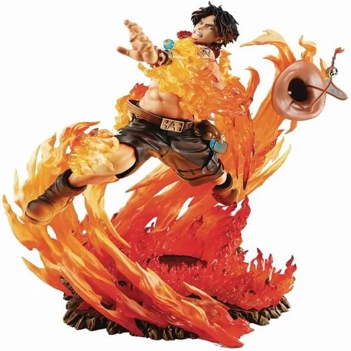 PVC Statue Portrait.Of.Pirates One Piece NEO-MAXIM Portgas D Ace 15th Limited Version