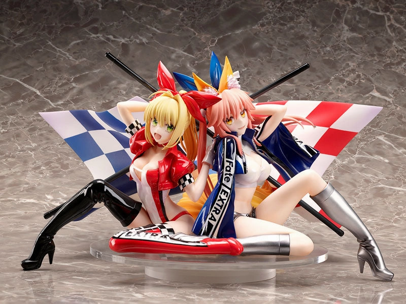 Miniature Sculpture Anime Hobby Fate/Extra Nero Claudius & Tamamo no Mae TYPE-MOON Racing ver. 1/7 Complete Figures