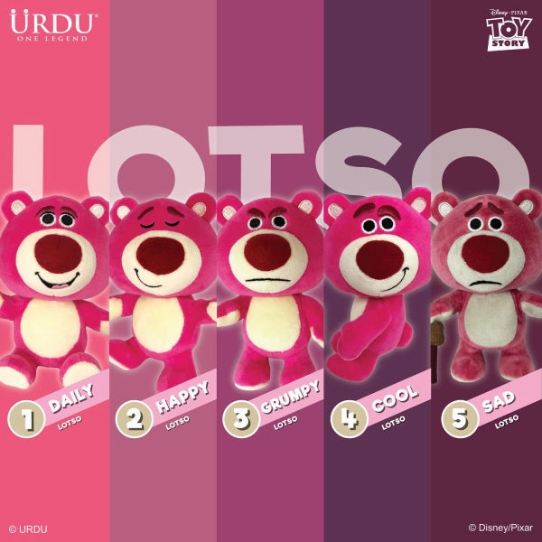 Urdu - Disney Action Softoy Series Part 6 - Lotso (set of 5) ??????? ???K Action Object Leisure Activity