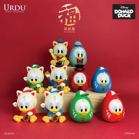 Urdu - Disney Fukuheya Lucky Series S4 - Donald Duck & Scrooge McDuck (box of 8) ???? ?????? ???? ???????? PVC Model Brand Advocate