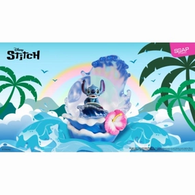 Spacecraft Model Disney Stitch Flower Surfing Snow Globe (2025 JUL ver.) ???? ??S?? ???H?? ????