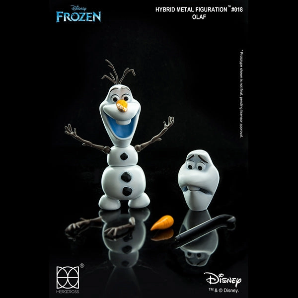 Character Collectible Bohemian style Herocross Disney HMF#018 Frozen Snowman Olaf Action Figure