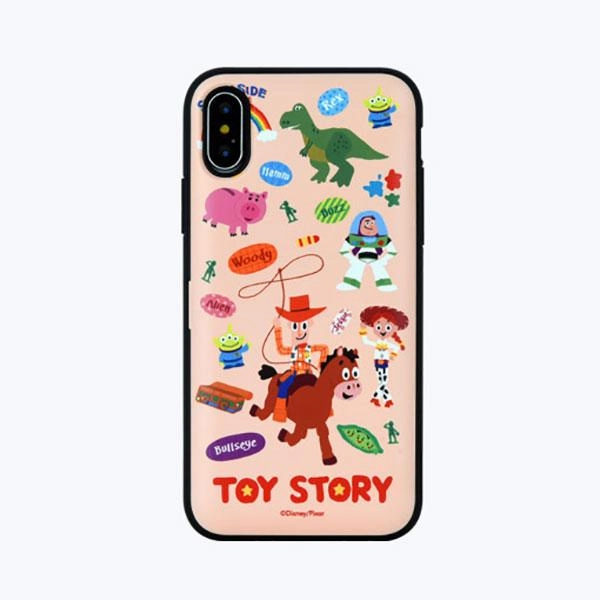 Woody Toy Story Disney Bumper Mirror Card Slot Flippable iphone Case Wildlife Model